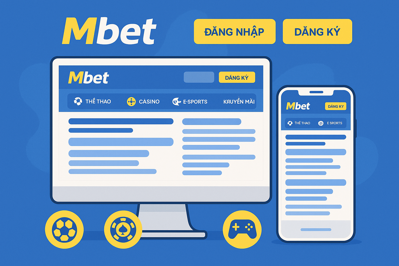 Giao diện trực quan và dễ sử dụng của Mbet