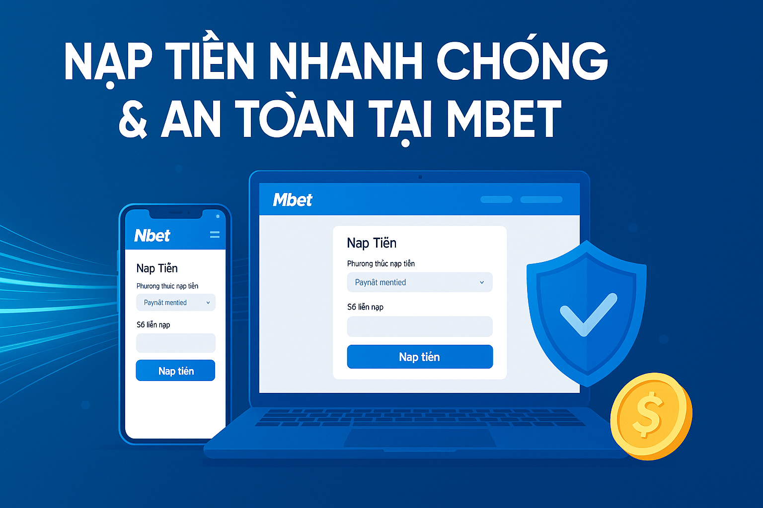 Nạp tiền nhanh chóng và an toàn tại Mbet