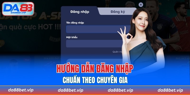 Chỉ dẫn người chơi cách đăng nhập tham gia game